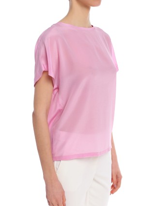 Розовая футболка MARELLA: фото 4 - Invogue